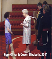rose oliver and queen elizabeth